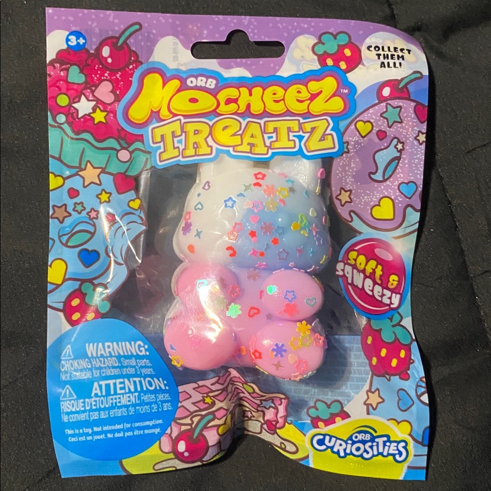 ORB Mocheez Treatz Donut, Bear and Paw Squishies Bundle of (3) New - Picture 2 of 4